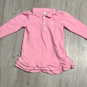 Ralph Lauren Pink Kids Polo Shirt 9M